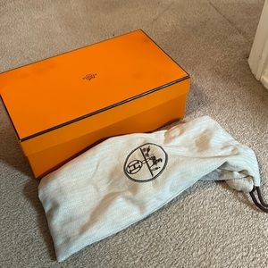 Authentic Hermes Oran Calfskin Slides size 6